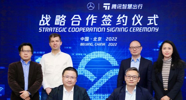 Naabot ng Mercedes-Benz at Tencent ang partnership