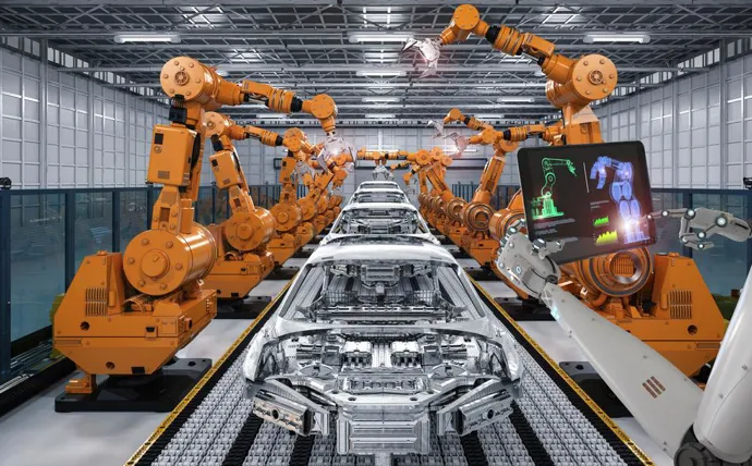 La automatización de la fabricación de automóviles tiene una gran demanda. Las empresas que cotizan en bolsa de robots industriales se reúnen para recoger pedidos