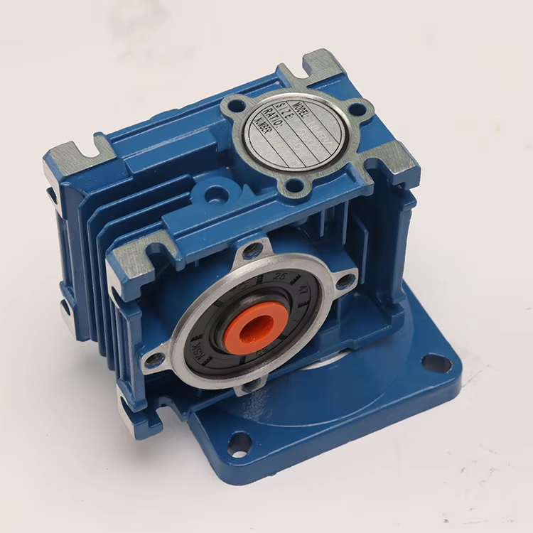 NMRV30 gearbox transmission motor accessories 90 degree right angle reducer DC AC turbine worm reducer