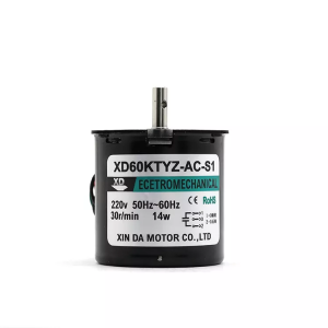 14W AC муҳаррики синхронӣ 220v муҳаррики коҳиши фишанги миниётураи мотори суст, суръати пасти мотори хурди ором