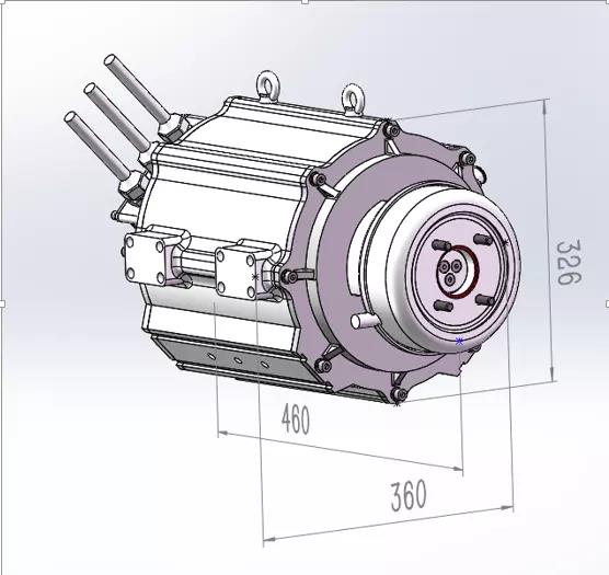 China Brushless Dc Motor/Brushless Dc Electric Motor Manufacturer – 
 35kW PMSM Motor for Electric Vehicle  – INDEX