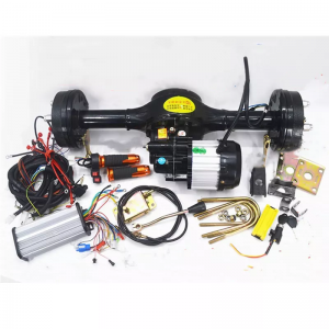 Electric tricycle quadricycle drum brake drive system yakagadziridzwa simba rear axle yakazara 1000W mota controller