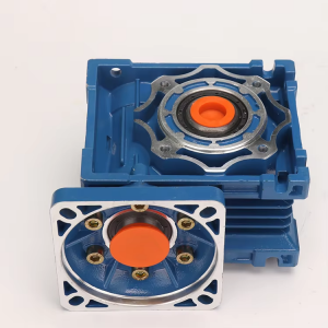 Xinda 90 degree right angle reducer DC AC motor accessories gearbox NMRV40 turbine worm reducer